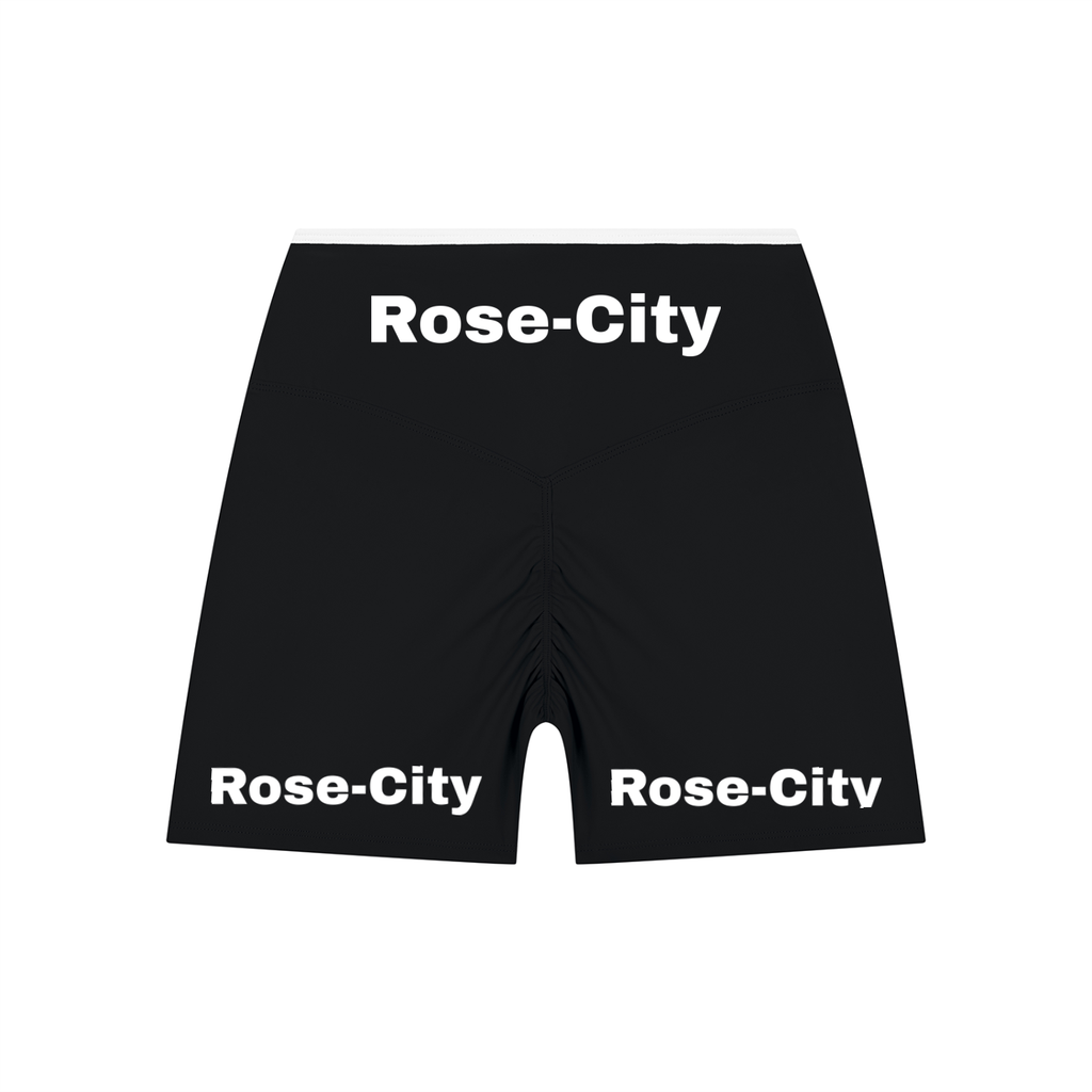 Women’s High Rise Color Block Yoga Shorts