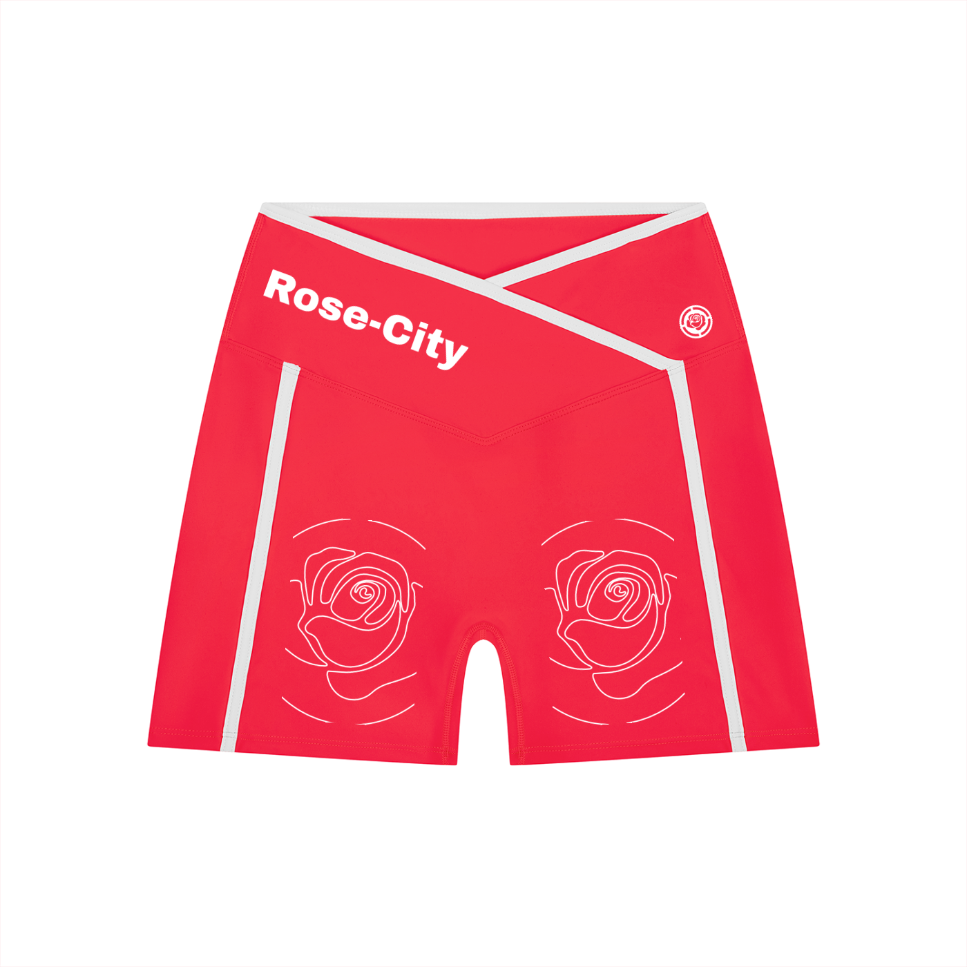 Women’s High Rise Color Block Yoga Shorts