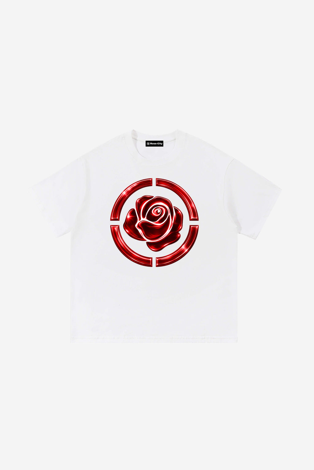 Glass Rose - T-Shirt (White)