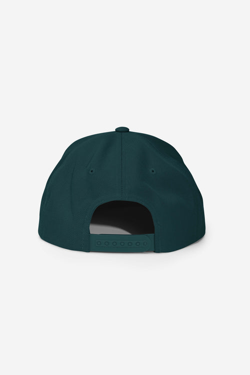 ROSE CITY COLLAGE - Snapback Hat (Spruce)