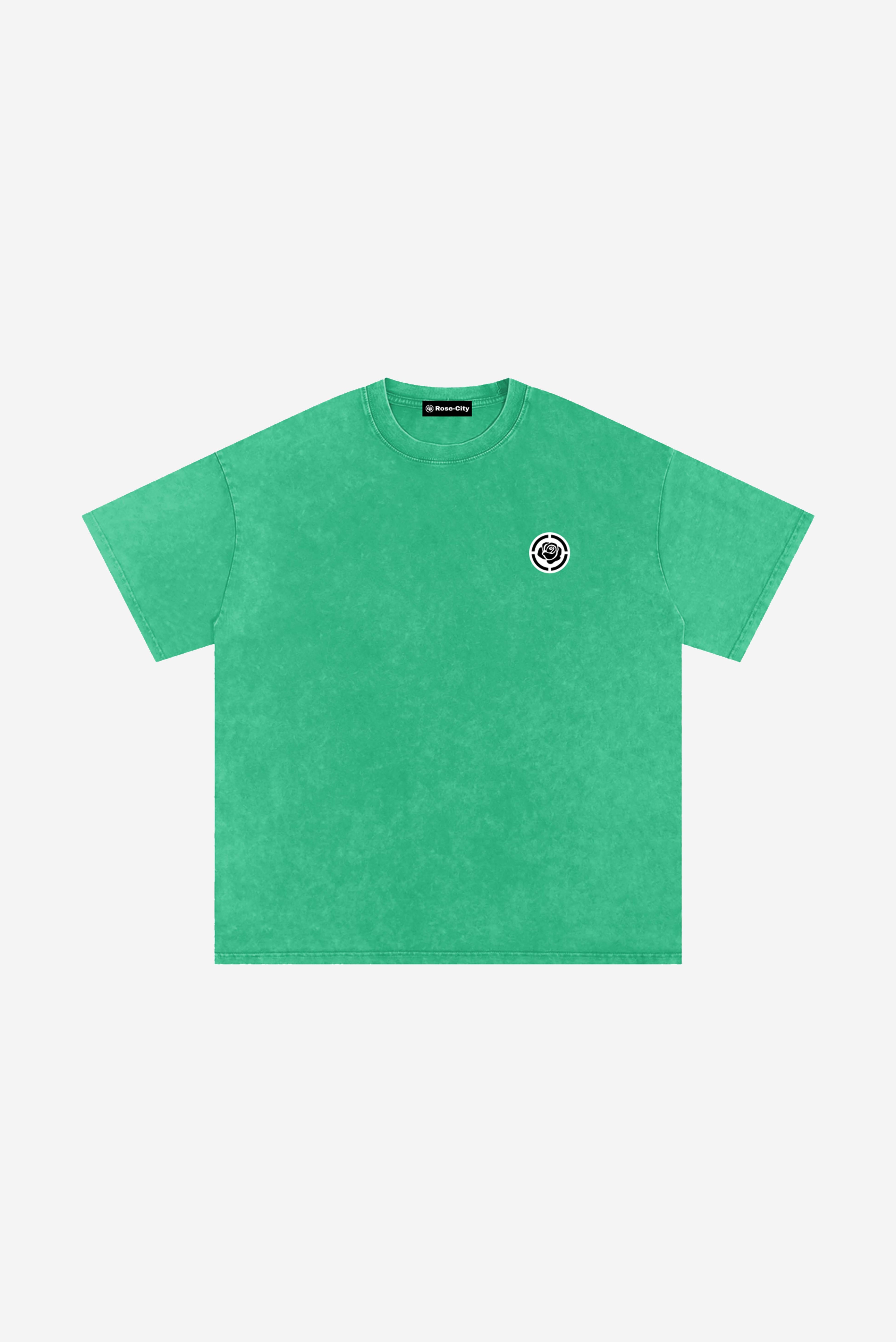 Rose-City Essential - Snow Washed T-Shirt (Teal)