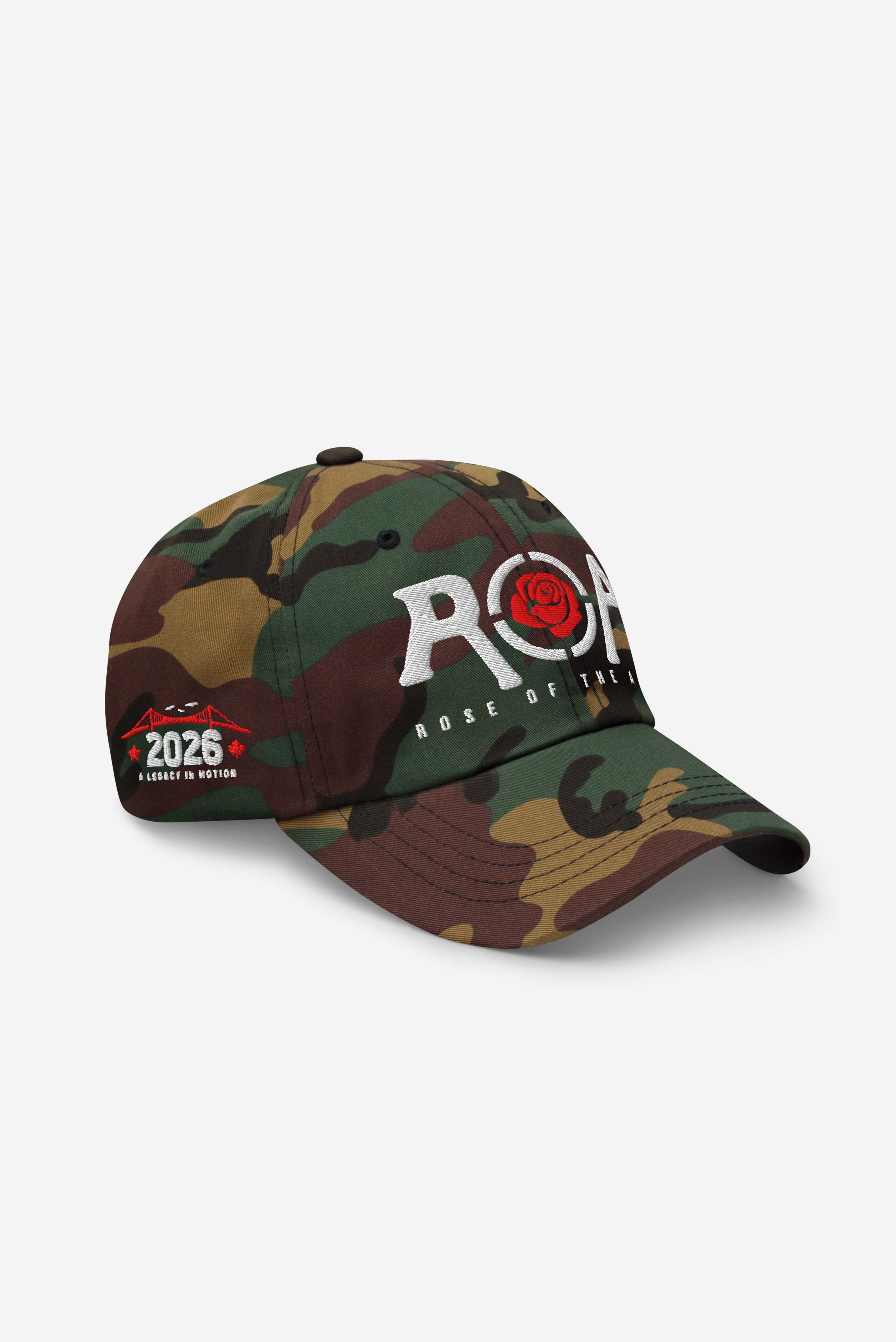 Rose of the Area - Dad Hat (Camo)