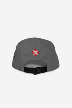 Rose City Text Logo - Five Panel Cap (Grey)
