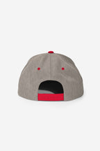 RC Emblem - Snapback Hat (Heather Grey/Red)
