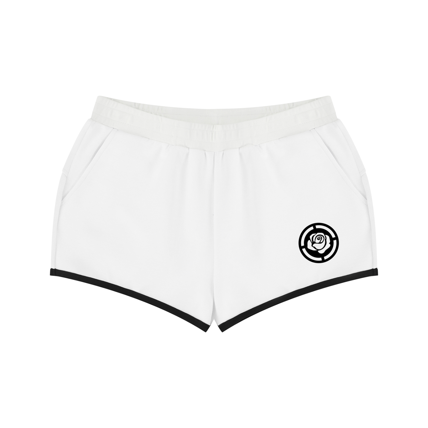 Women's Retro Contrast Binding Shorts