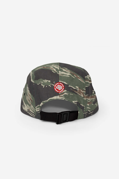 Rose City Text Logo - Five Panel Cap (Tiger-Camo)