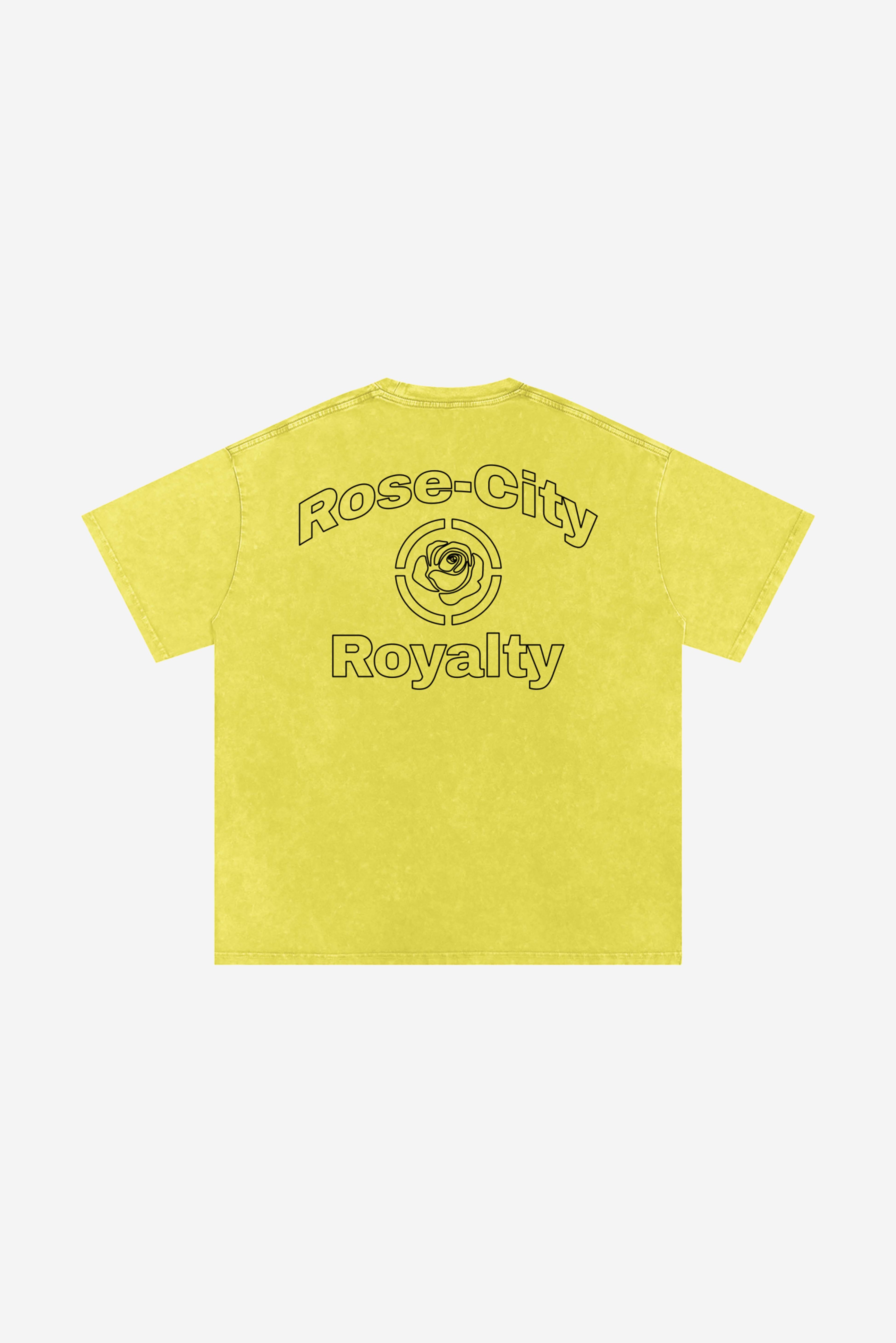 Rose-City Essential - Snow Washed T-Shirt (Yellow)