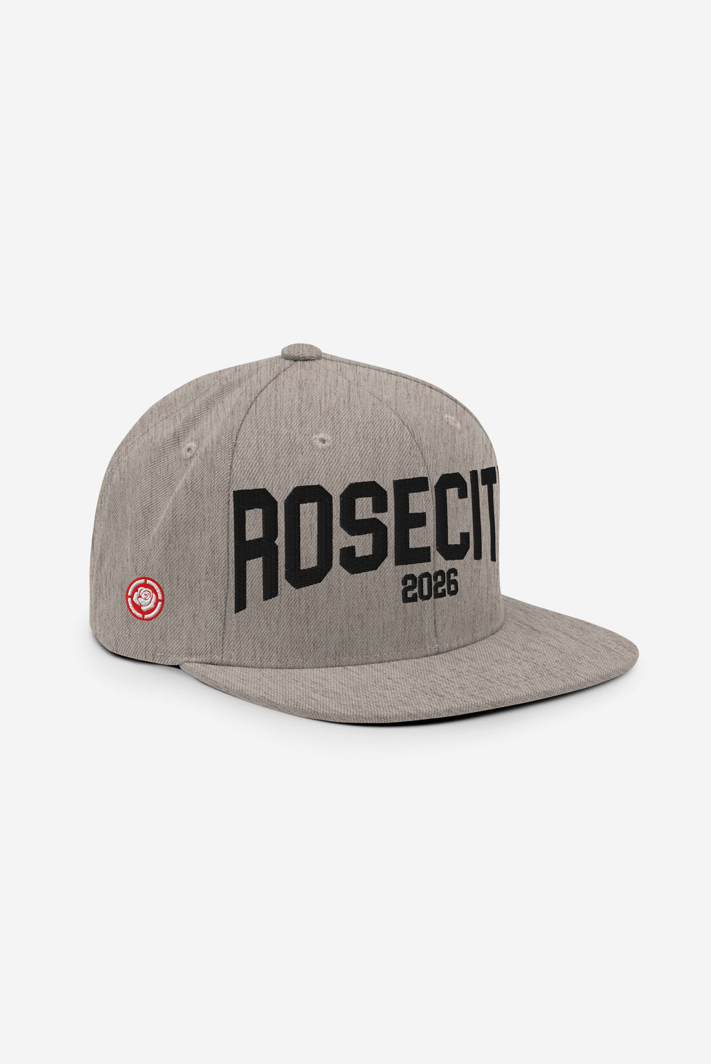 ROSE CITY COLLAGE - Snapback Hat (Heather Grey)