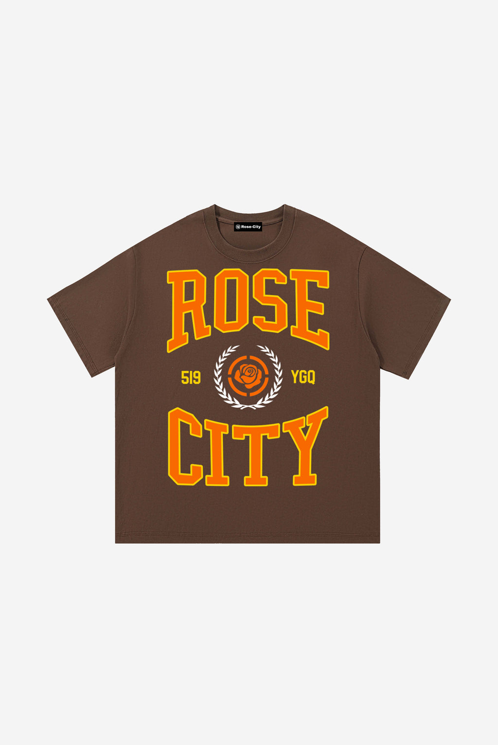 Rose-City Collage - T-Shirt (Brown)