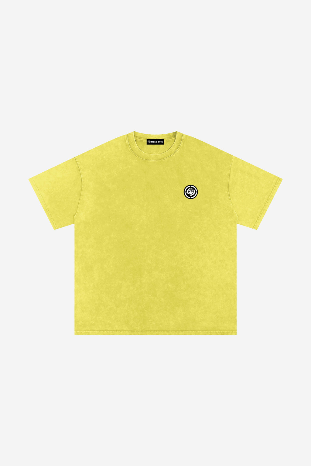 Rose-City Essential - Snow Washed T-Shirt (Yellow)