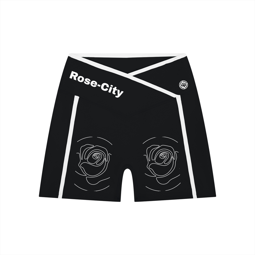 Women’s High Rise Color Block Yoga Shorts