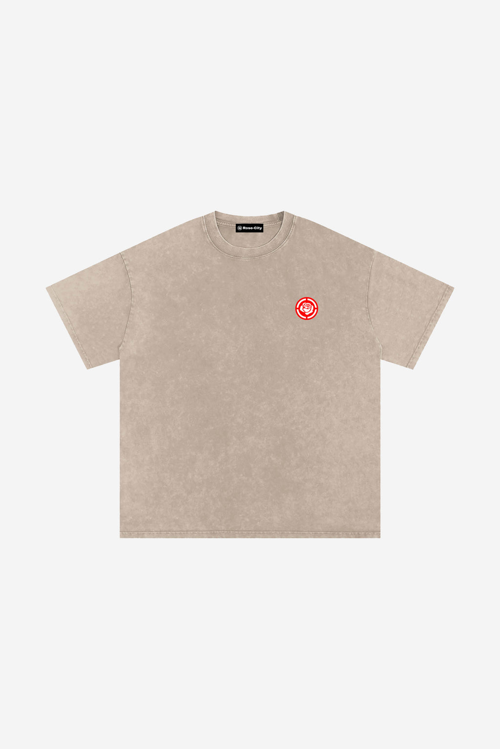 Rose-City Essential - Snow Washed T-Shirt (Khaki)