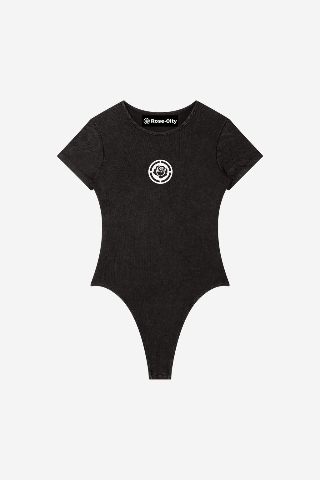 Rose City Women's Mineral Wash Bodysuit (Black)