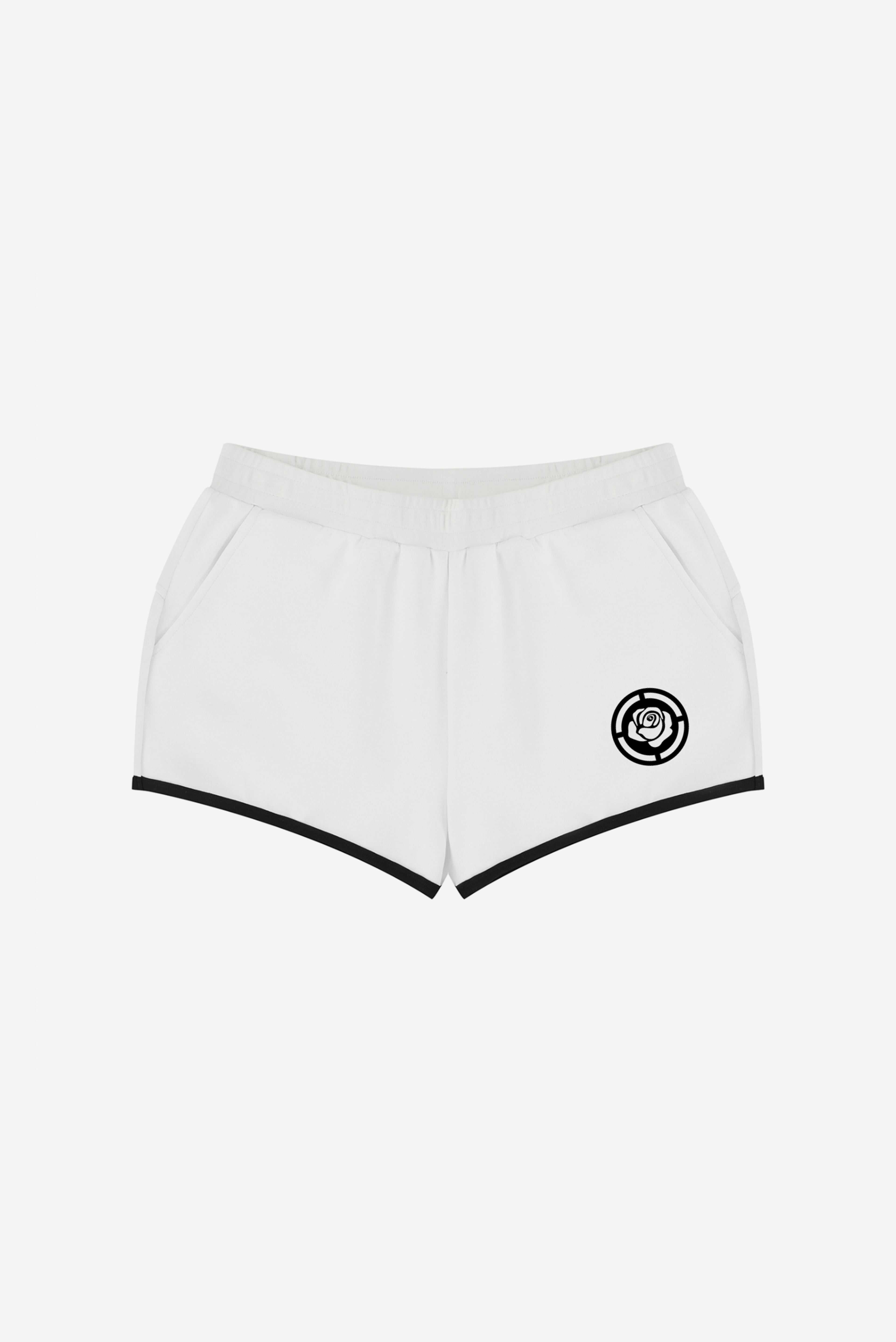 Rose City - Women's Essential Lounge Shorts (White)