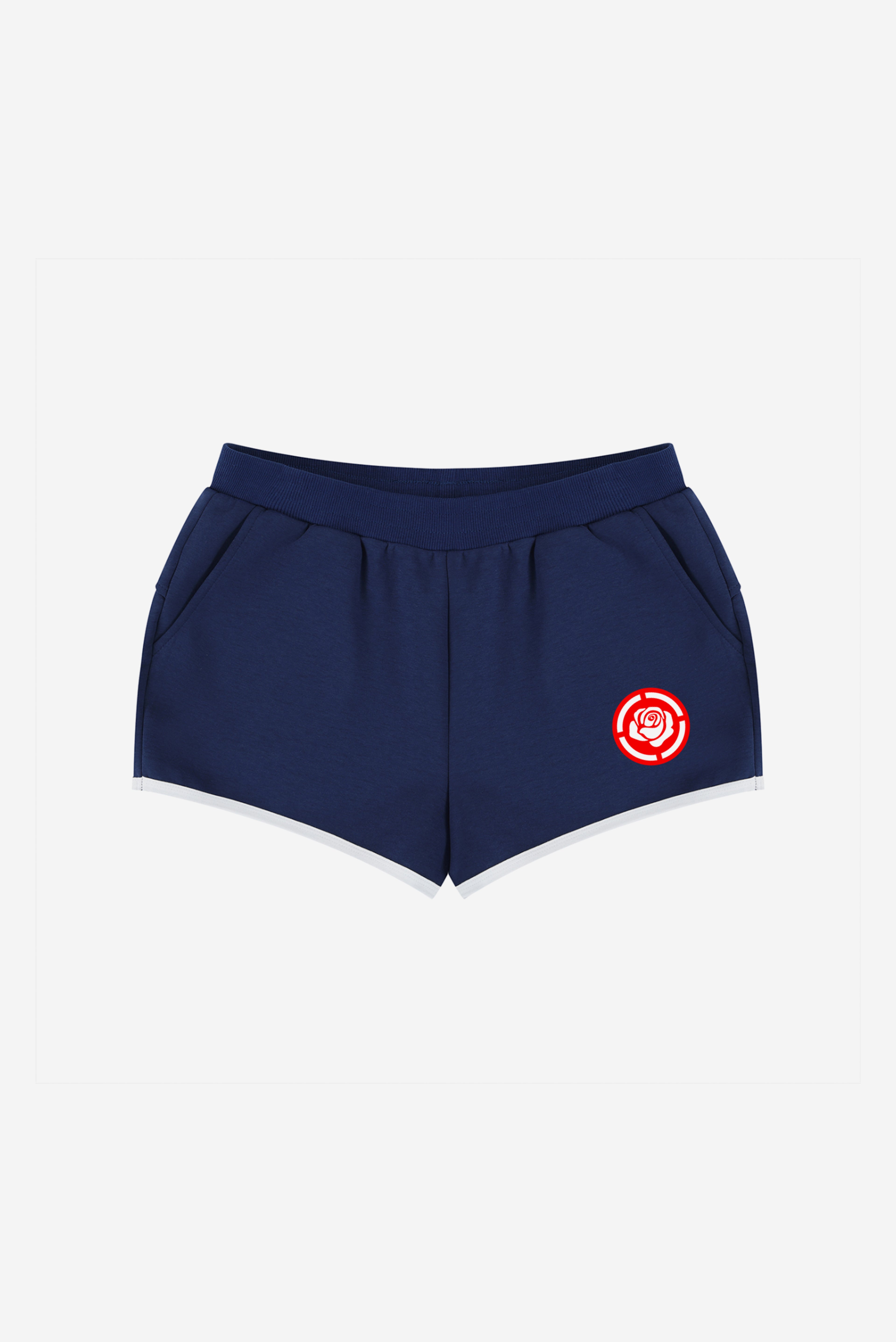 Rose City - Women's Essential Lounge Shorts (Navy)