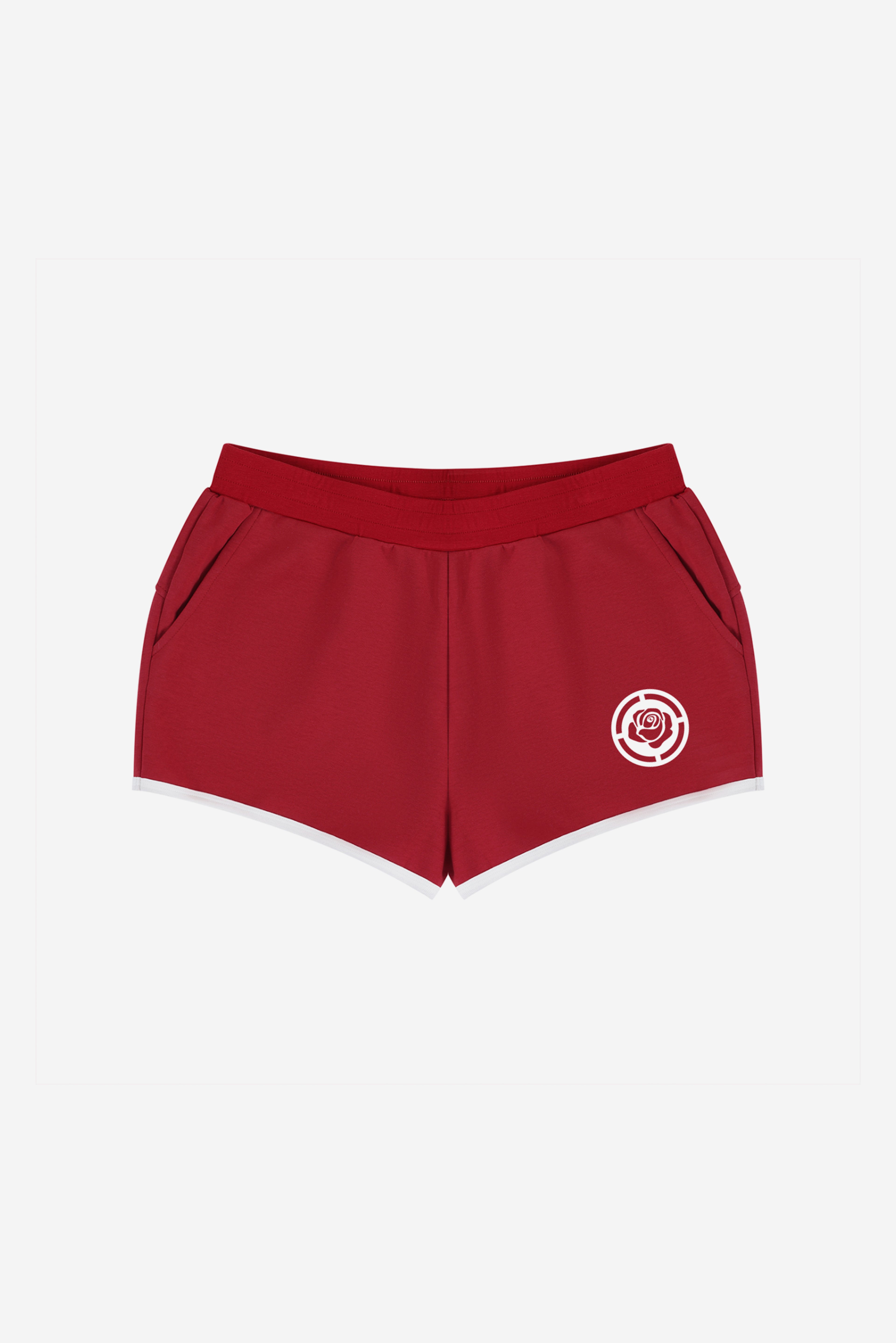 Rose City - Women's Essential Lounge Shorts (Red)