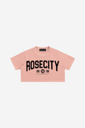 RC State - Snow Washed Crop Top (Pink)