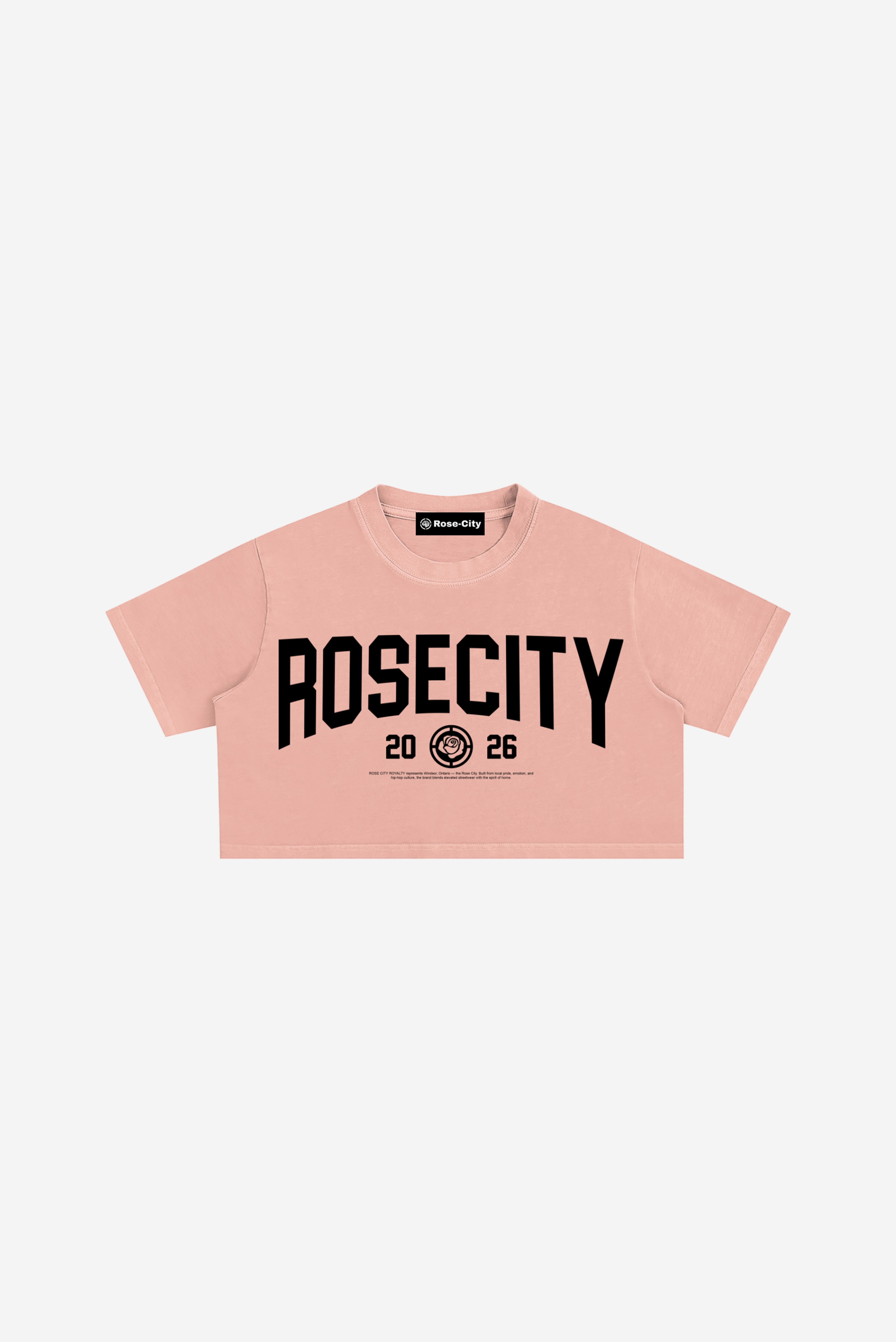 RC State - Snow Washed Crop Top (Pink)