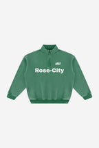 Rose City -  Vintage Wash Fleece Sweatshirt (Green)