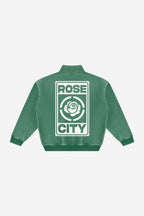 Rose City -  Vintage Wash Fleece Sweatshirt (Green)