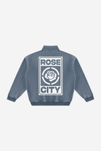 Rose City -  Vintage Wash Fleece Sweatshirt (Dull Blue)