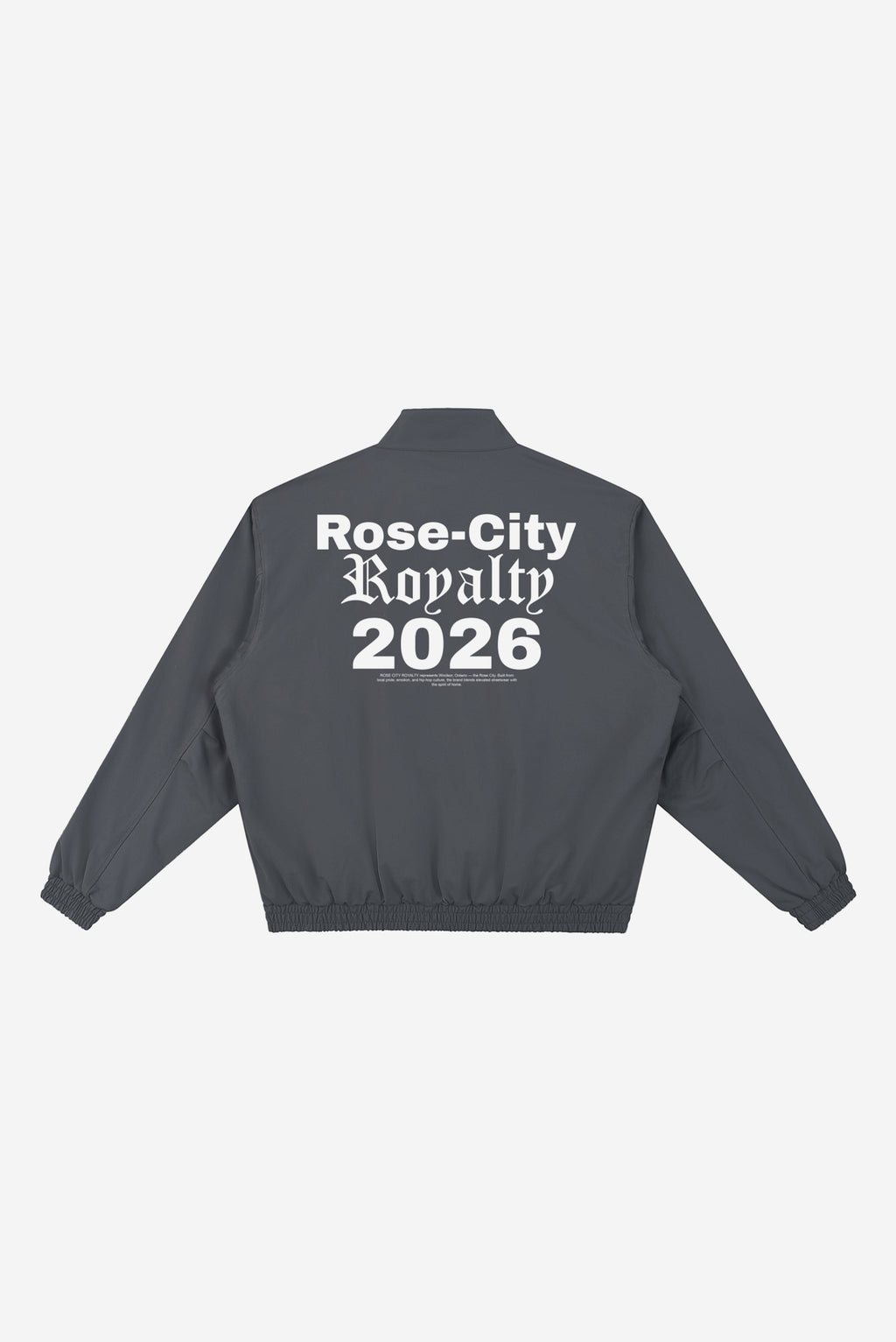 RC Team - Stand Collar Bomber Jacket (Dark Grey)