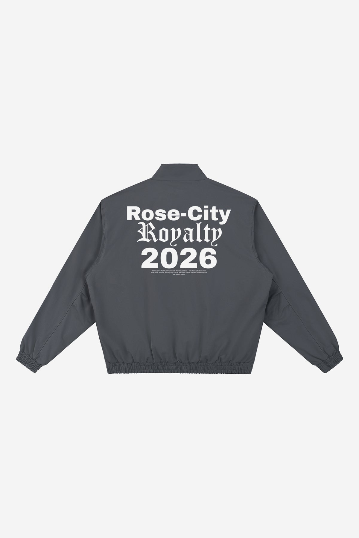 RC Team - Stand Collar Bomber Jacket (Dark Grey)
