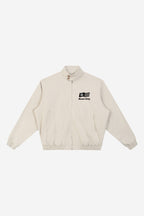RC Team - Stand Collar Bomber Jacket (Gray Camel)