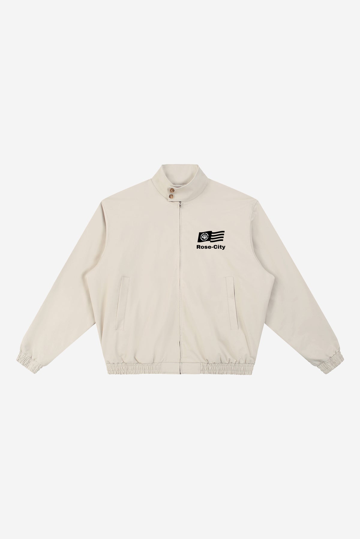 RC Team - Stand Collar Bomber Jacket (Gray Camel)