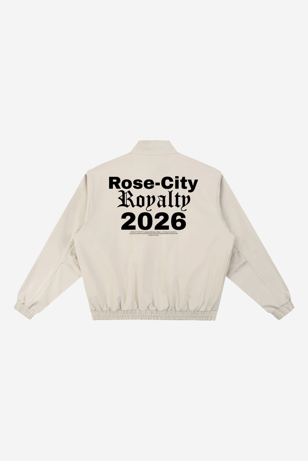 RC Team - Stand Collar Bomber Jacket (Gray Camel)
