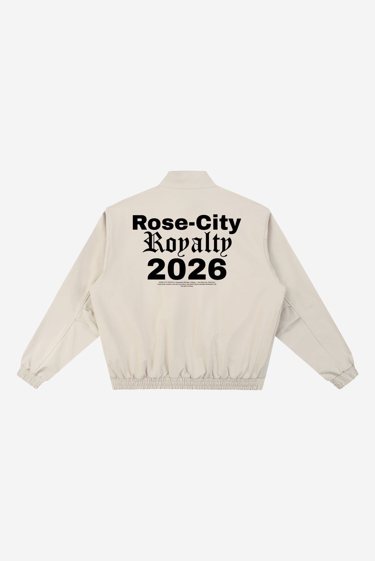 RC Team - Stand Collar Bomber Jacket (Gray Camel)