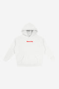 Rose City Essentials - Oversize Fleeced Hoodie (White)