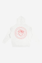 Rose City Essentials - Oversize Fleeced Hoodie (White)