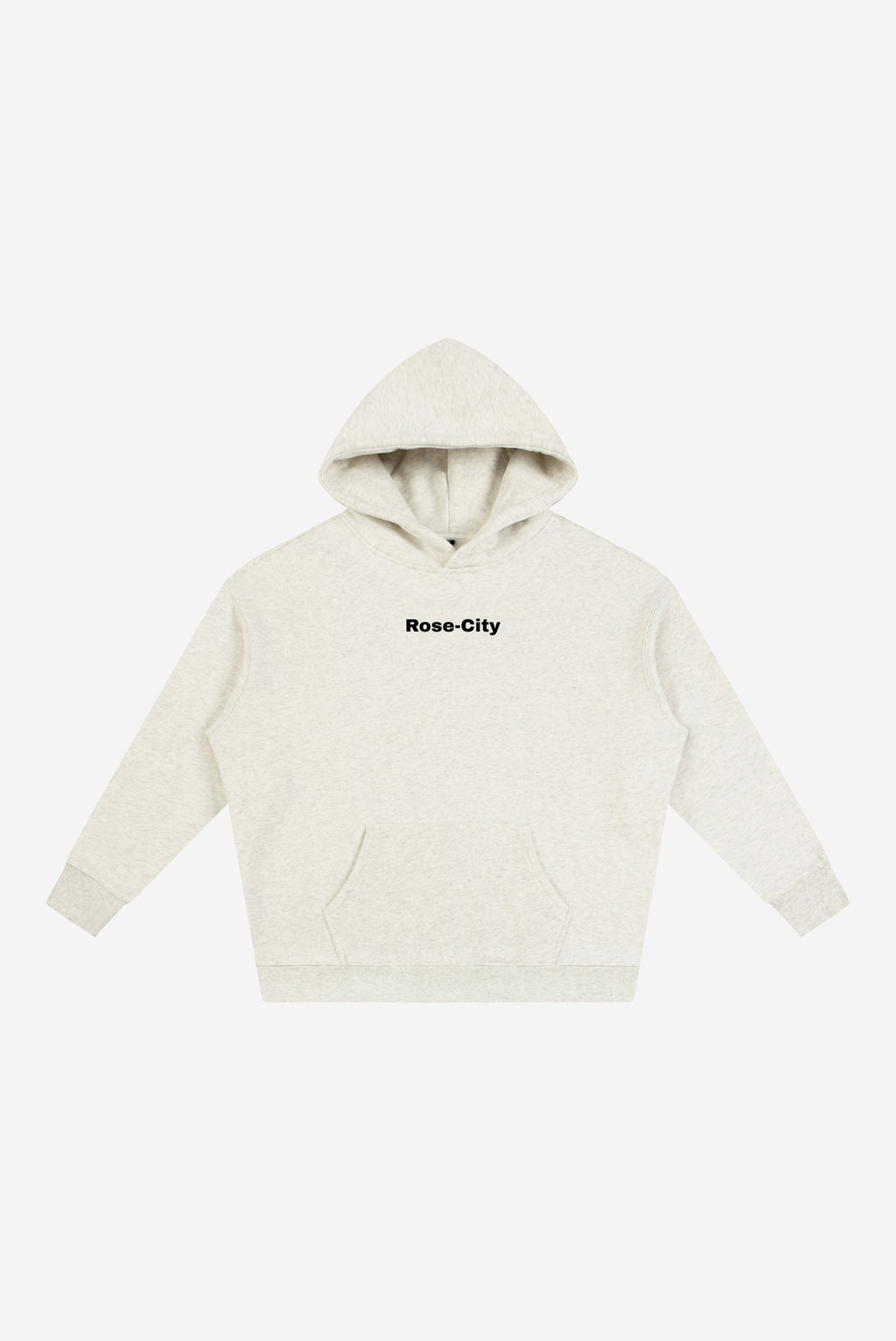Rose City Essentials - Oversize Fleeced Hoodie (Oat)