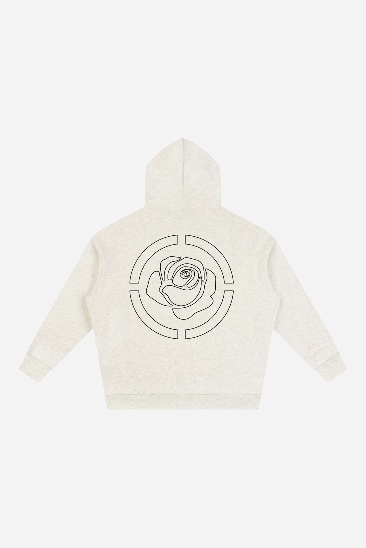 Rose City Essentials - Oversize Fleeced Hoodie (Oat)