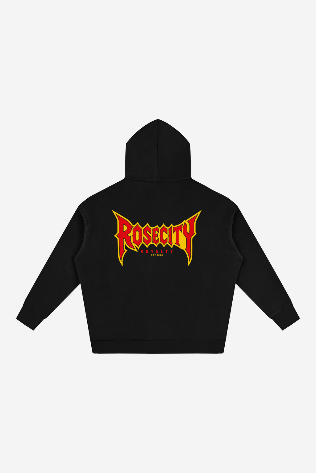 RC Concert V1 - Oversize Fleeced Hoodie (Black)