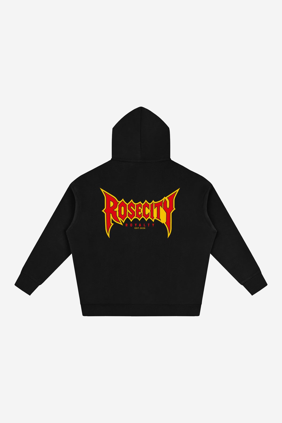 RC Concert V1 - Oversize Fleeced Hoodie (Black)