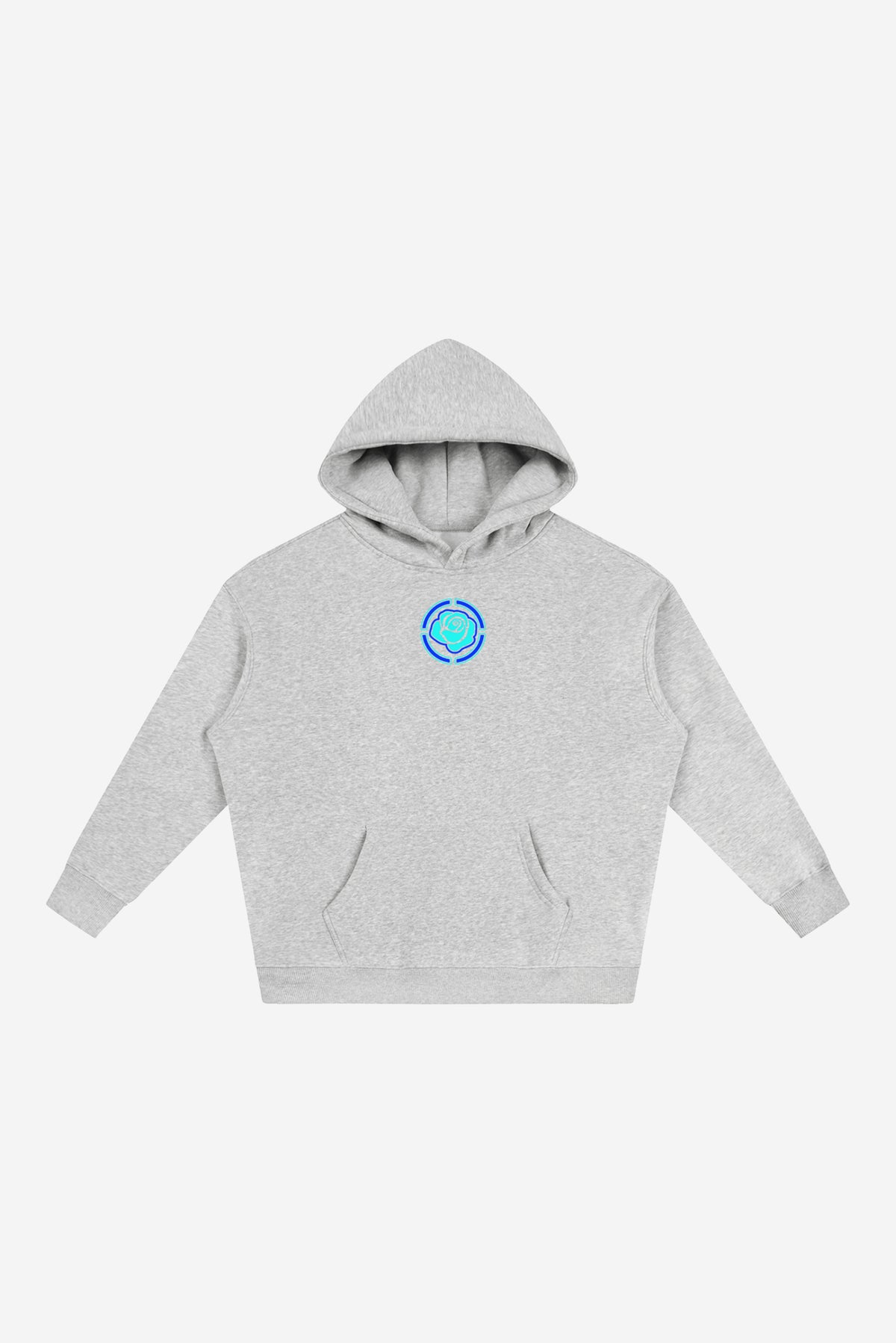 RC Concert V2 - Oversize Fleeced Hoodie (Flower Grey)