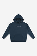 Rose City Essentials - Oversize Fleeced Hoodie (Navy)