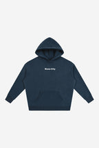 Rose City Essentials - Oversize Fleeced Hoodie (Navy)