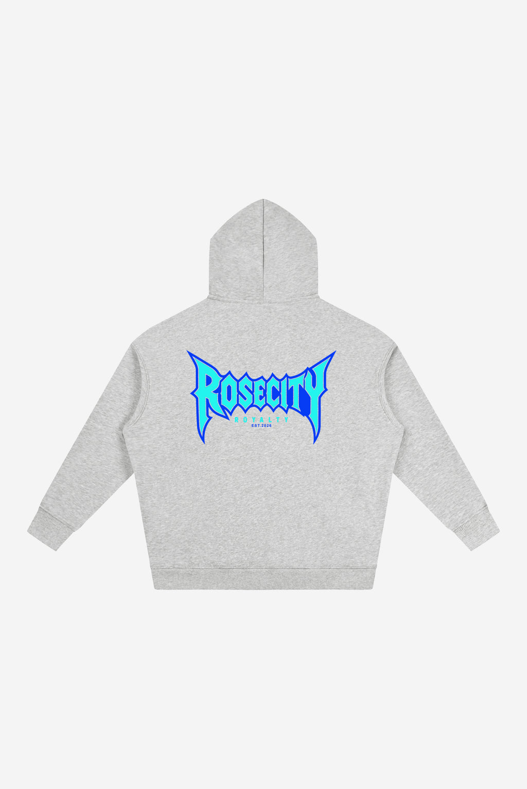 RC Concert V2 - Oversize Fleeced Hoodie (Flower Grey)