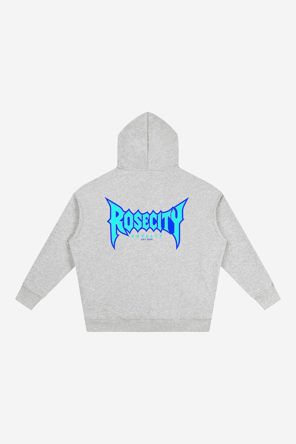 RC Concert V2 - Oversize Fleeced Hoodie (Flower Grey)