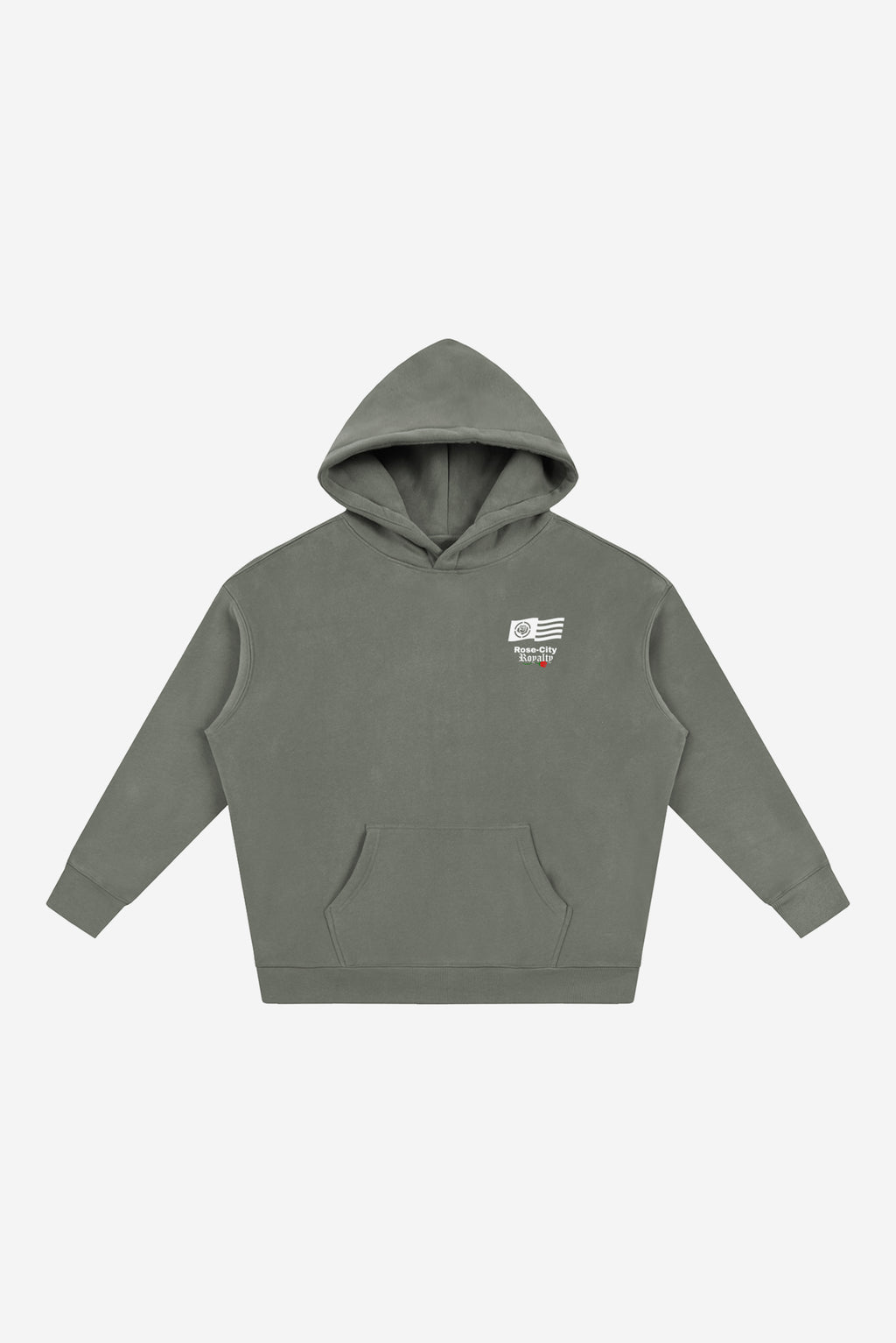 RC  - Oversize Fleeced Hoodie (Gray)