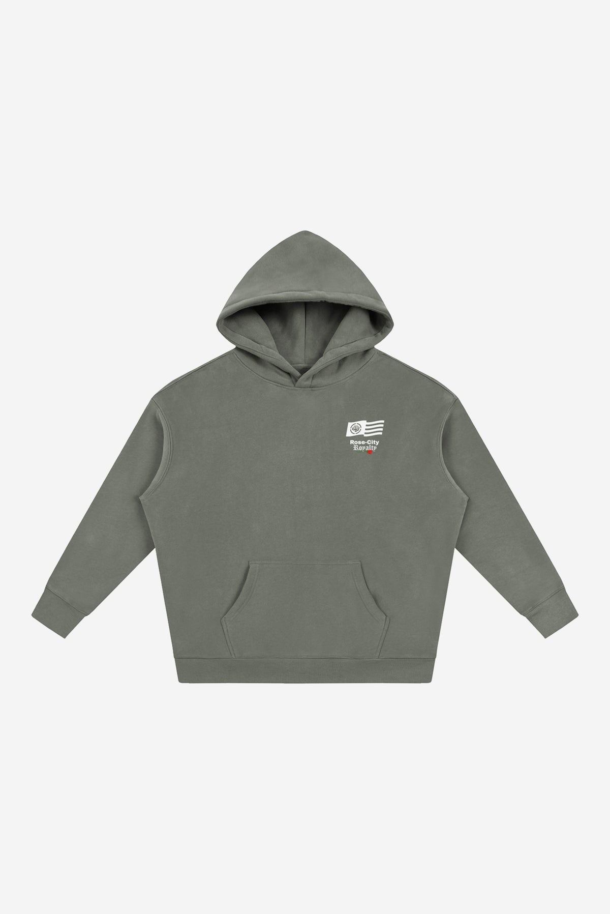 RC  - Oversize Fleeced Hoodie (Gray)