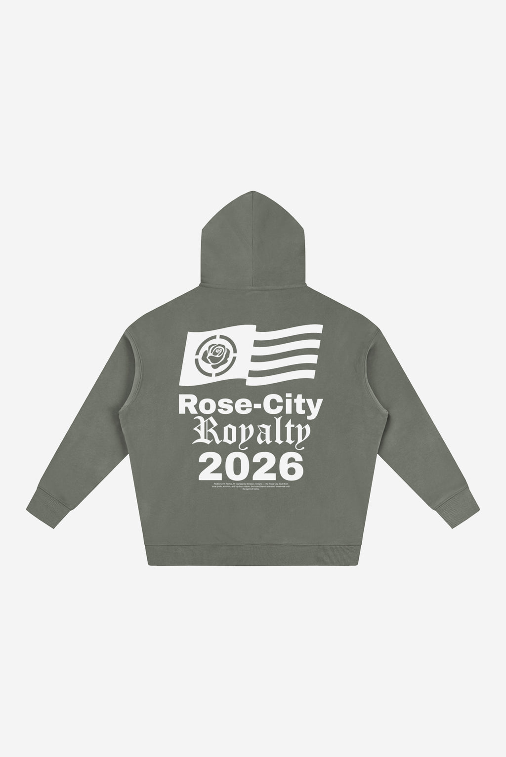 RC  - Oversize Fleeced Hoodie (Gray)
