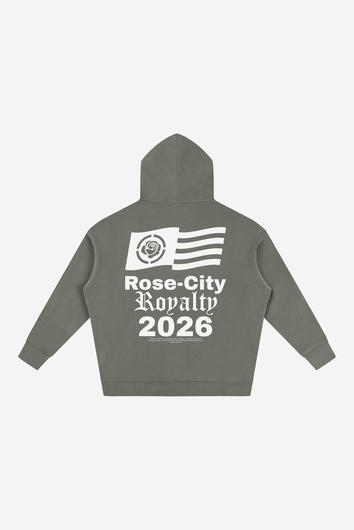RC  - Oversize Fleeced Hoodie (Gray)