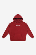 Rose City Essentials - Oversize Fleeced Hoodie (Red)