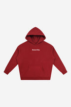 Rose City Essentials - Oversize Fleeced Hoodie (Red)