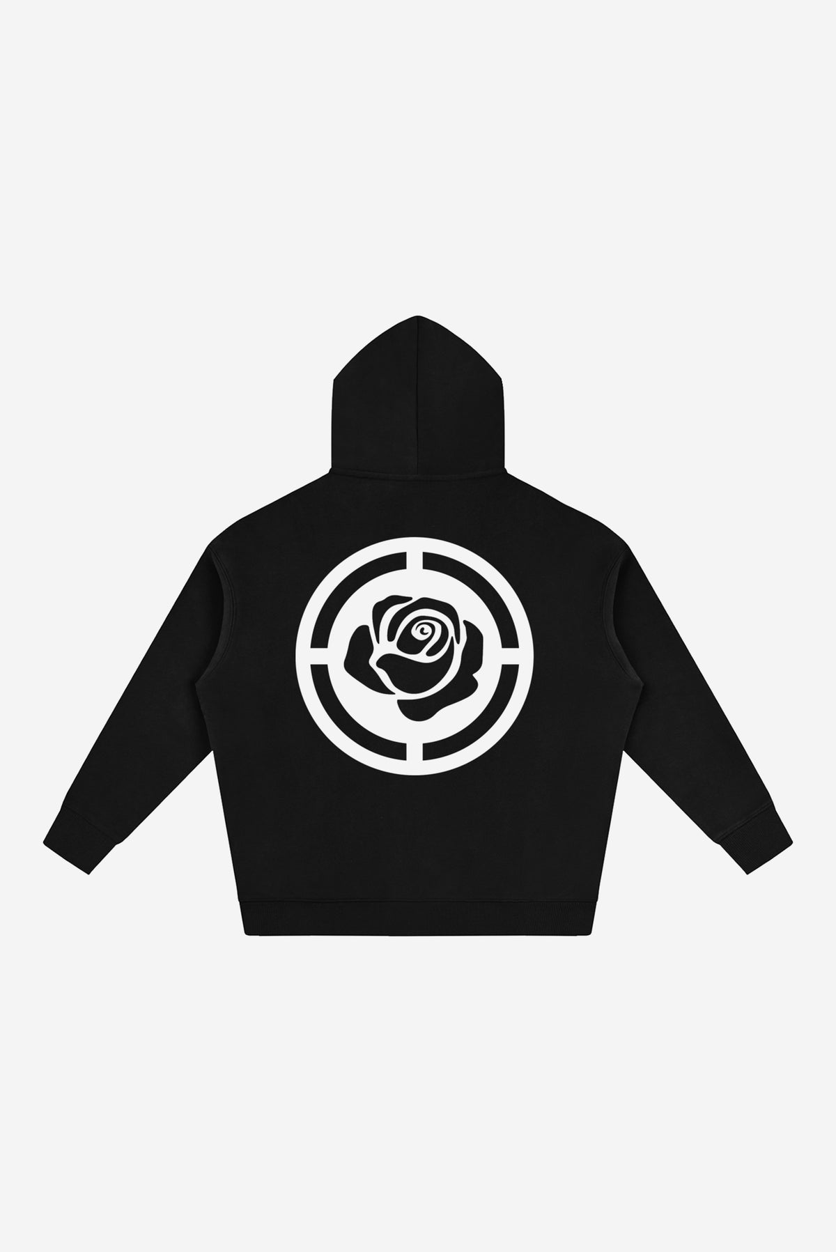 RC State  - Oversize Fleeced Hoodie (Black)
