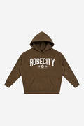 RC State  - Oversize Fleeced Hoodie (Brown)